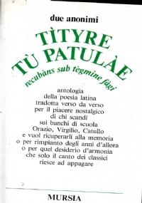 Tityre tu patulae. Recubàns Sub Tègmine Fàgi - copertina