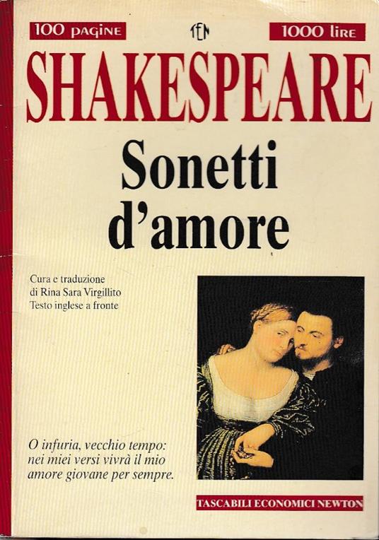 Sonetti d’amore - William Shakespeare - copertina