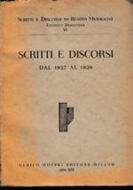 Scritti e discorsi. Dal 1927 al 1928