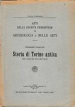 Storia di Torino antica (dalla origine alla caduta dell’Impero)
