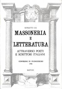 Estratto da massoneria e letteratura attraverso poeti e scrittori italiani - Giovanni Faldella, Rapsodo delle glorie massoniche risorgimentali con appendice - copertina