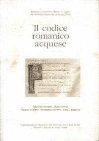 Il codice romanico acquese - copertina