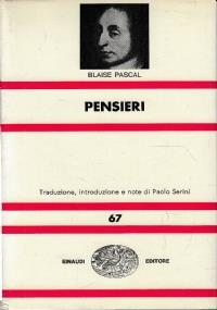 Pensieri - Blaise Pascal - copertina