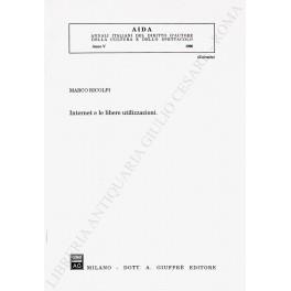 Internet e le libere utilizzazioni - Marco Ricolfi - copertina