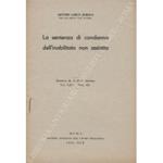 La sentenza di condanna dell'inabilitato non assistito