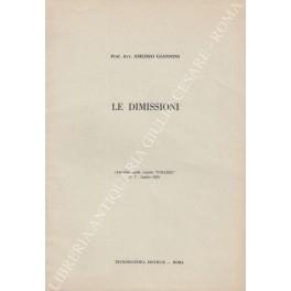 Le dimissioni - copertina