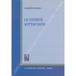 Le vendite sottocosto - Giuseppe Niccolini - copertina