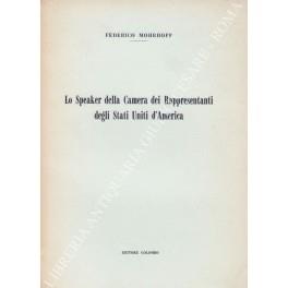 Lo Speaker della Camera dei Rappresentanti degli Stati Uniti d'America - copertina