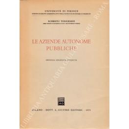 Le aziende autonome pubbliche - Roberto Torrigiani - copertina