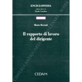 Il rapporto di lavoro del dirigente - Mario Berruti - copertina