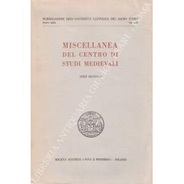 Miscellanea del Centro di Studi Medievali. Serie seconda - copertina