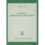 Materiali di storiografia romanistica
