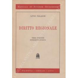 Diritto regionale - Livio Paladin - copertina