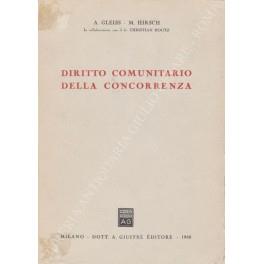 Diritto comunitario della concorrenza - copertina