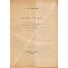 Betlemme - copertina