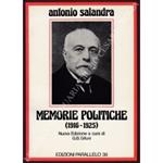 Memorie politiche (1916-1925)