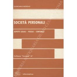 Società personali. Aspetti legali - fiscali - contabili - Giancarlo Modolo - copertina