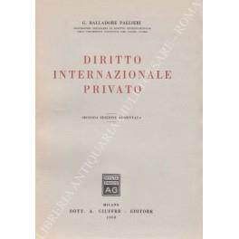 Diritto internazionale privato - copertina