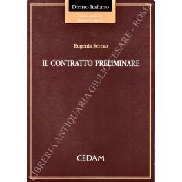 Il contratto preliminare - Eugenia Serrao - copertina