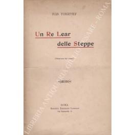 Un Re Lear delle Steppe (versione dal russo) - copertina