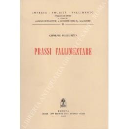 Prassi fallimentare - Giuseppe Pellegrino - copertina