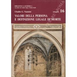 Valori della persona e definizione legale di morte - Ubaldo G. Nannini - copertina