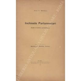 Inchieste parlamentari. Studio di diritto parlamentare - copertina