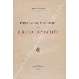 Introduzione allo studio del diritto comparato - copertina