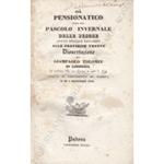 Sul pensionatico ossia sul pascolo invernale delle pecore avuto speciale riguardo alle provincie venete. Dissertazione di Giampaolo Tolomei di Loreggia. In occasione della sua Laurea in ambe le Leggi nell'I. R. Università di Padova il d“ 1 settembre 