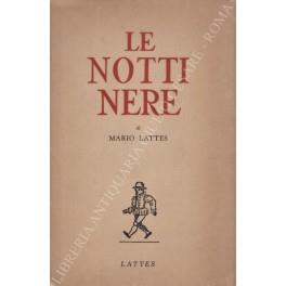 Le notti nere - Mario Lattes - copertina