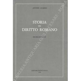 Storia del diritto romano - copertina