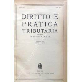Diritto e Pratica Tributaria. Diretta da Victor Uckmar. Vol. XXI - 1950 - copertina