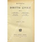Rivista di diritto civile. Anno XV - 1923