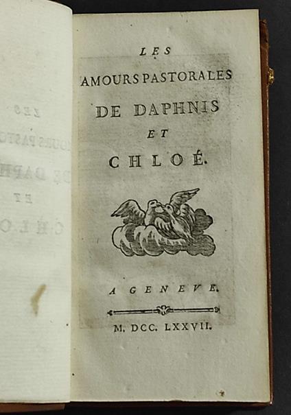 Les Amours Pastorales de Daphnis et Chloé - copertina