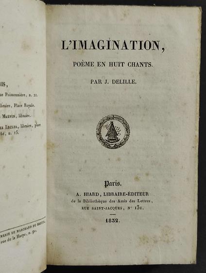 L' Imagination - copertina