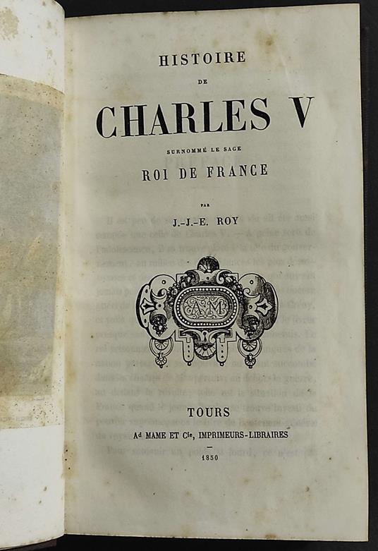 Histoire de Charles V - copertina