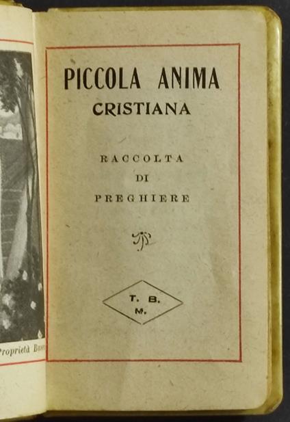 Piccola Anima Cristiana - copertina