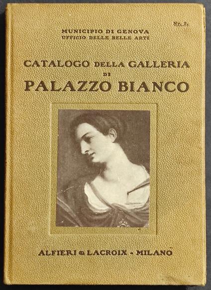 Catalogo della Galleria di Palazzo Bianco - Orlando Grosso - copertina