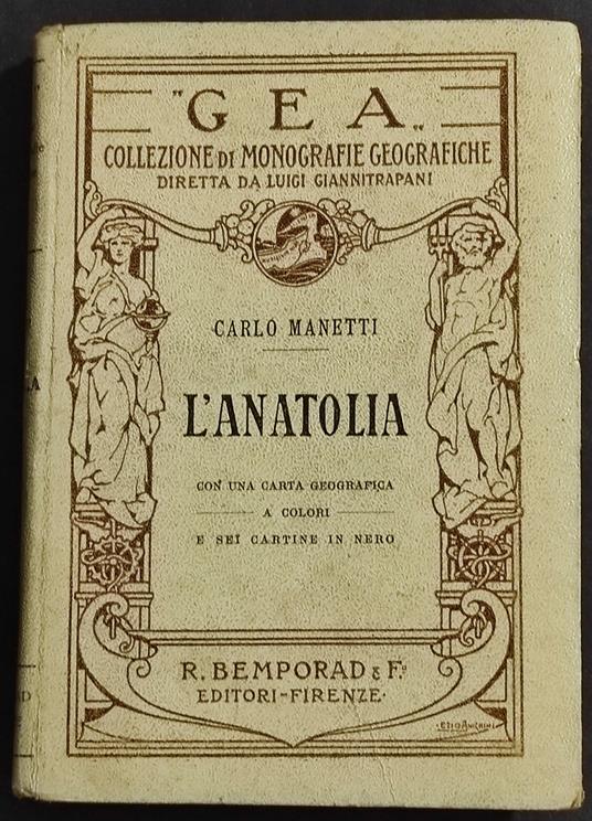 L' Anatolia - Carlo Manetti - copertina