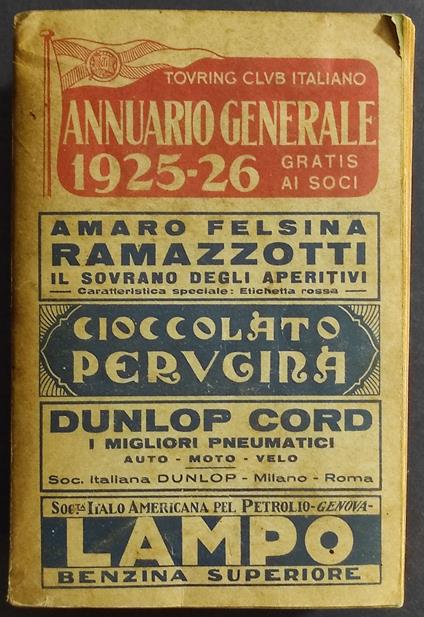 Annuario Generale 1925-26 - copertina