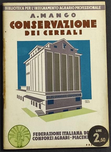 Conservazione dei Cereali - copertina