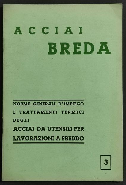 Acciai Breda - copertina