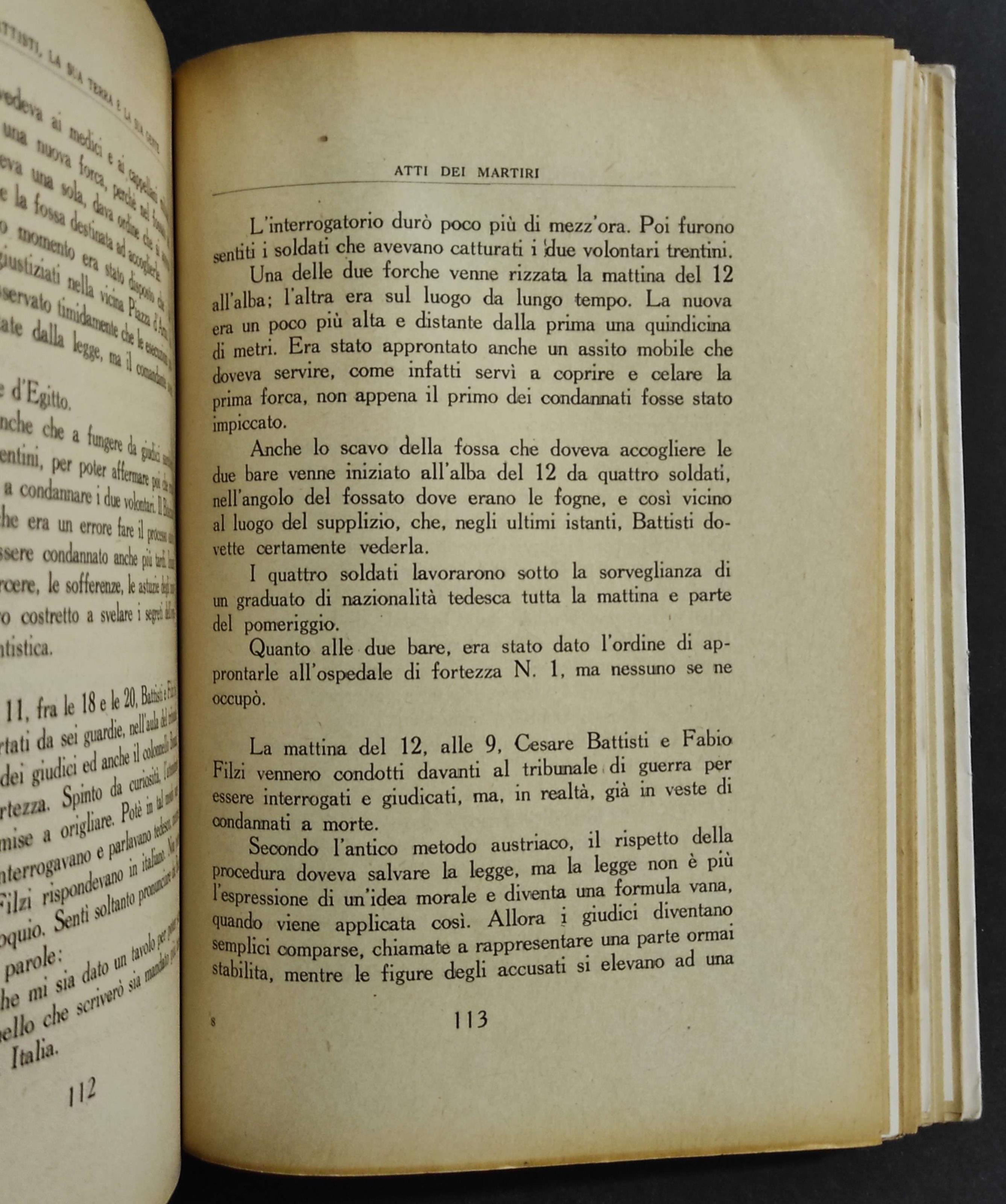Per l'Italia Immortale Cesare Battisti