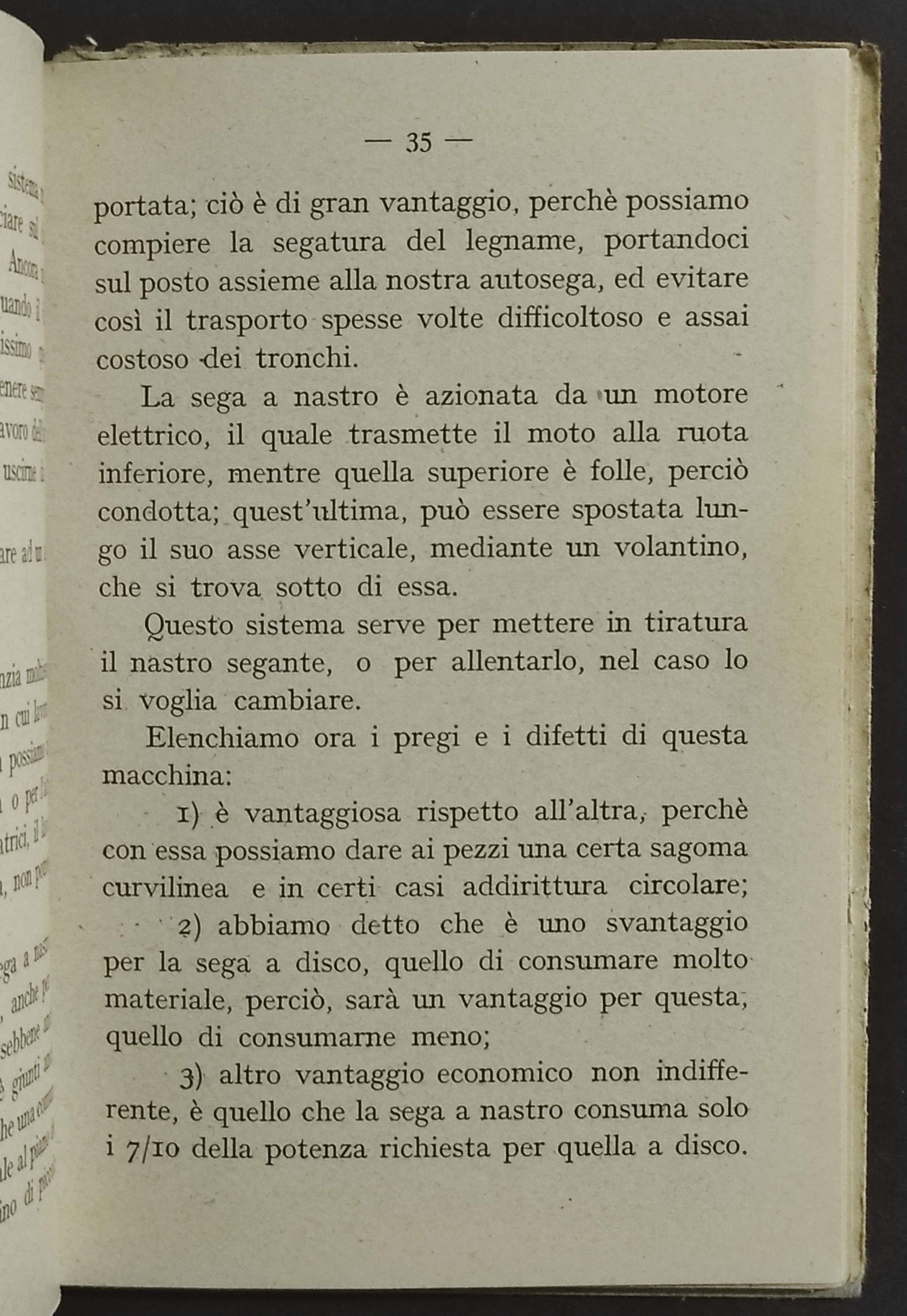 La Lavorazione Meccanica dei Legnami