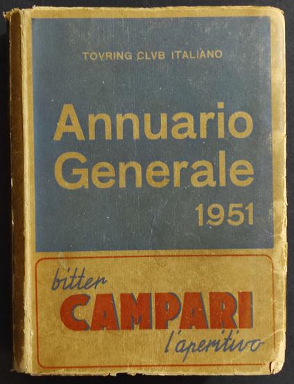 Annuario Generale 1951 - copertina