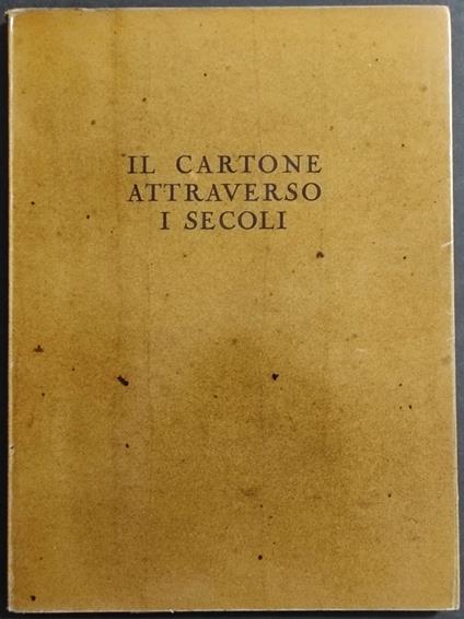Il cartone Attraverso i Secoli - copertina