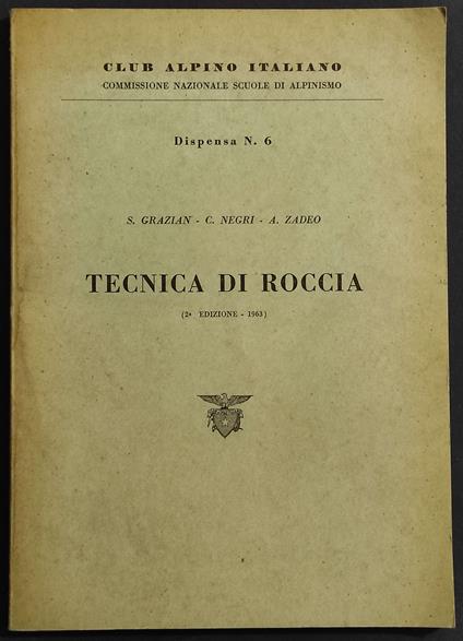 Tecnica di Roccia - copertina
