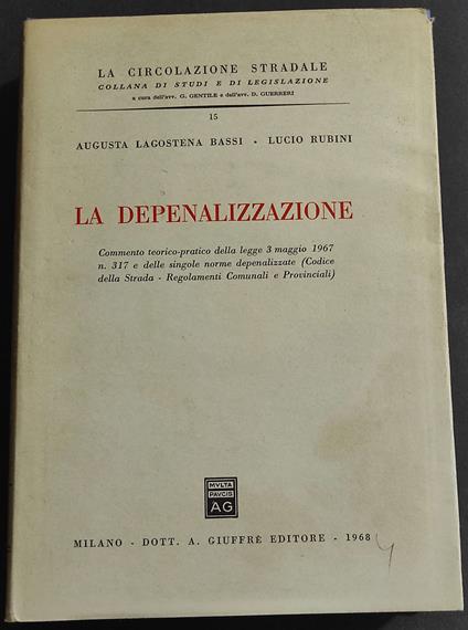La Depenalizzazione - copertina