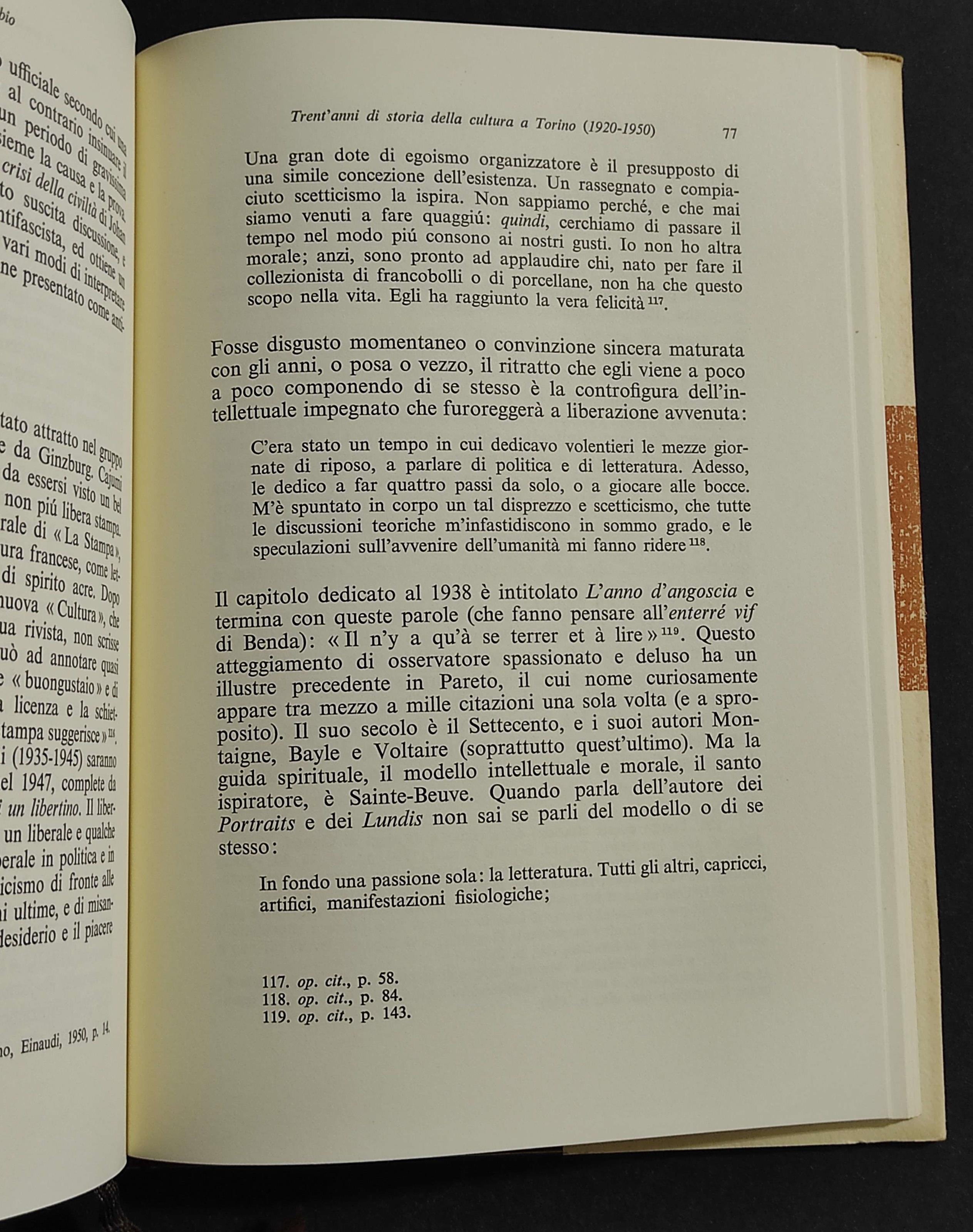 Trent'Anni di Storia della Cultura a Torino 1920-1950