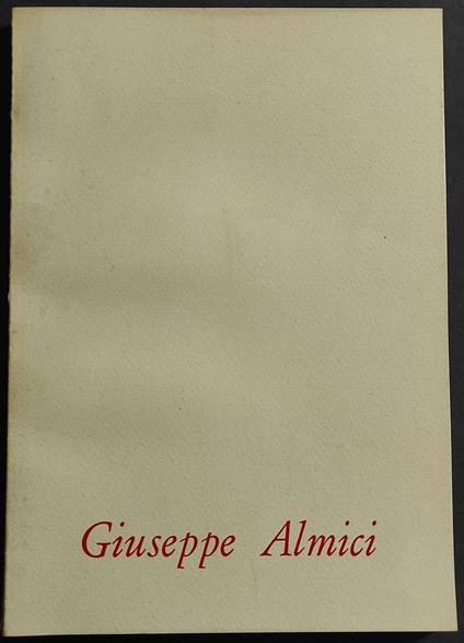 Mons. Giuseppe Almici - copertina